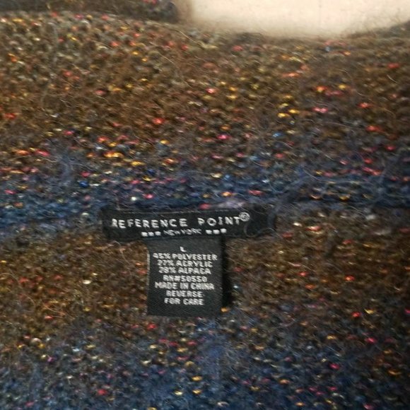REFERENCE POINT  NEW YORK WOMENS  CARDIGAN SWEATERS SIZE L - Picture 7 of 9